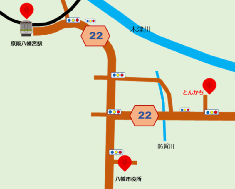 tonkachi map