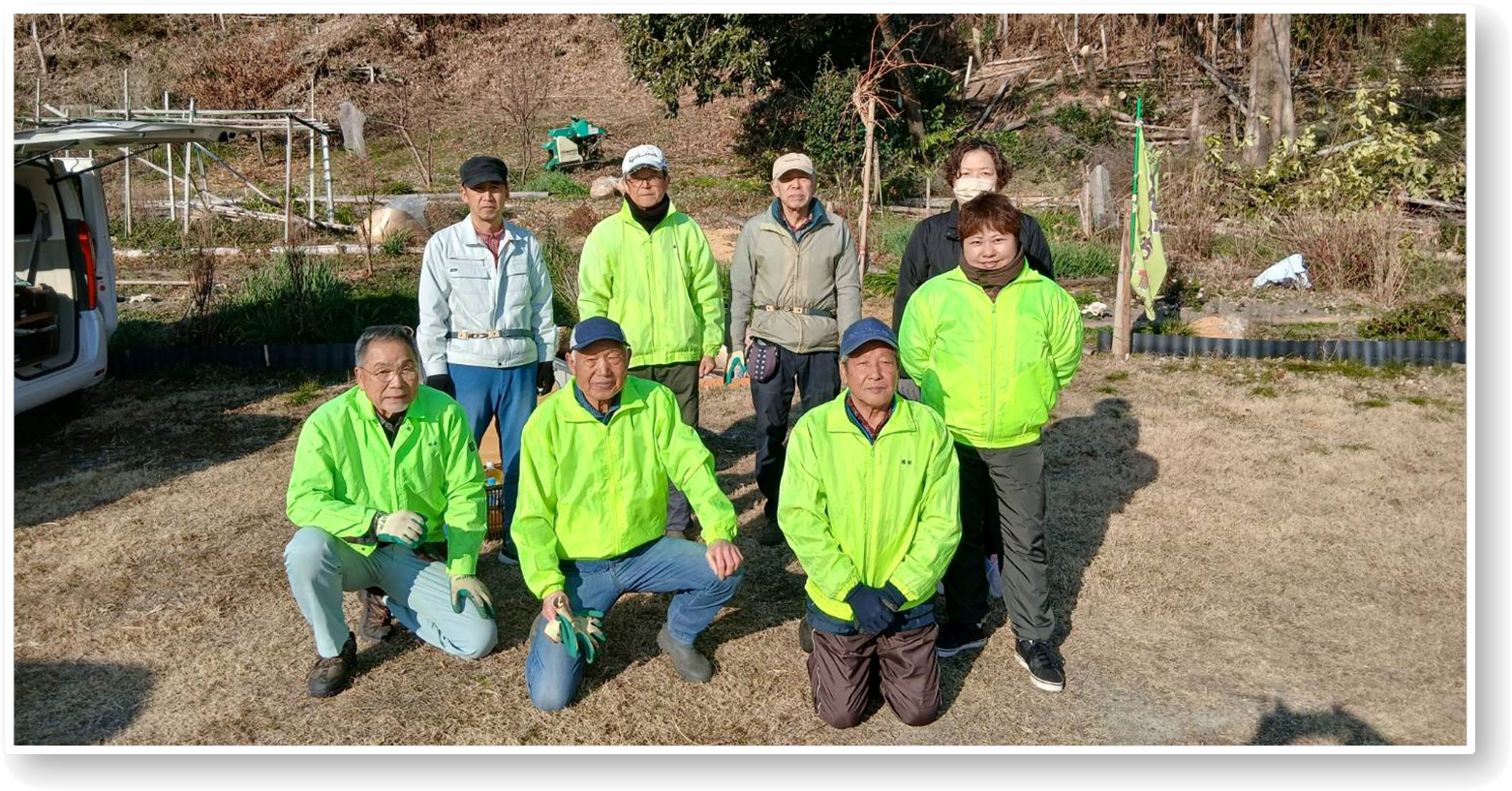 令和八年初の正法寺竹林整備に取組ましたb